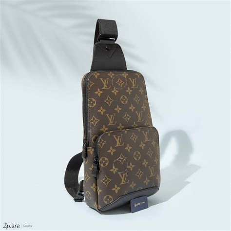 louis vuitton avenue sling bag monogram|louis vuitton sling patterned bag.